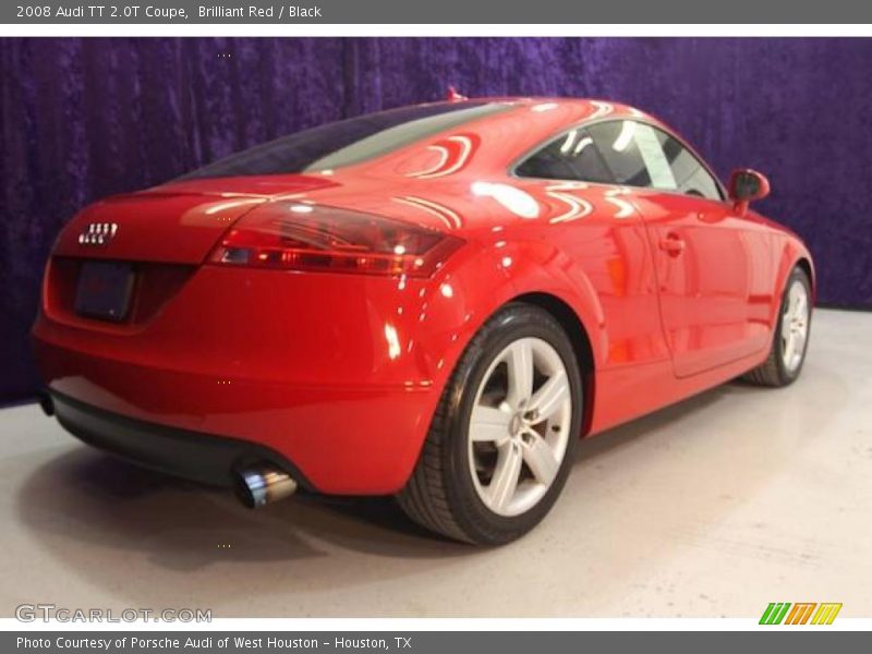 Brilliant Red / Black 2008 Audi TT 2.0T Coupe