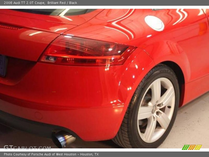 Brilliant Red / Black 2008 Audi TT 2.0T Coupe