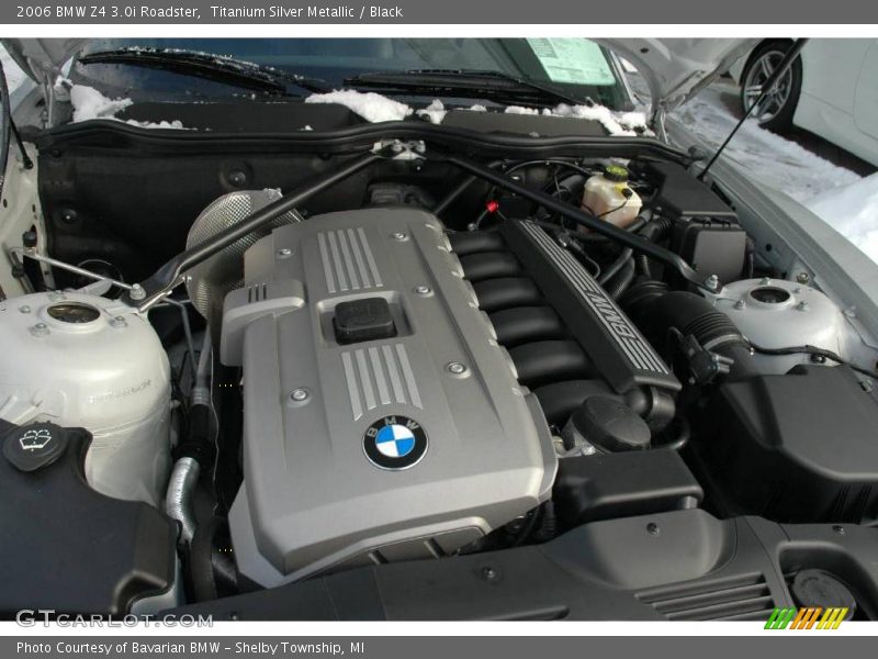 Titanium Silver Metallic / Black 2006 BMW Z4 3.0i Roadster