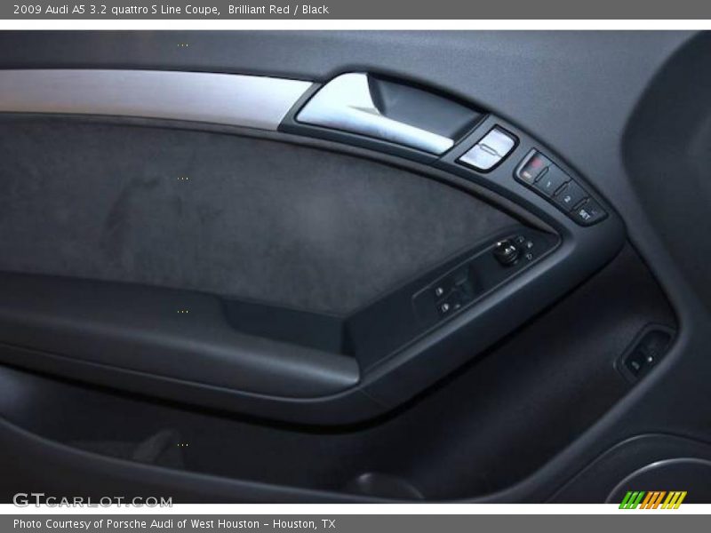 Brilliant Red / Black 2009 Audi A5 3.2 quattro S Line Coupe