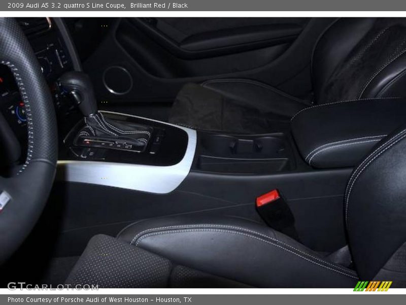 Brilliant Red / Black 2009 Audi A5 3.2 quattro S Line Coupe