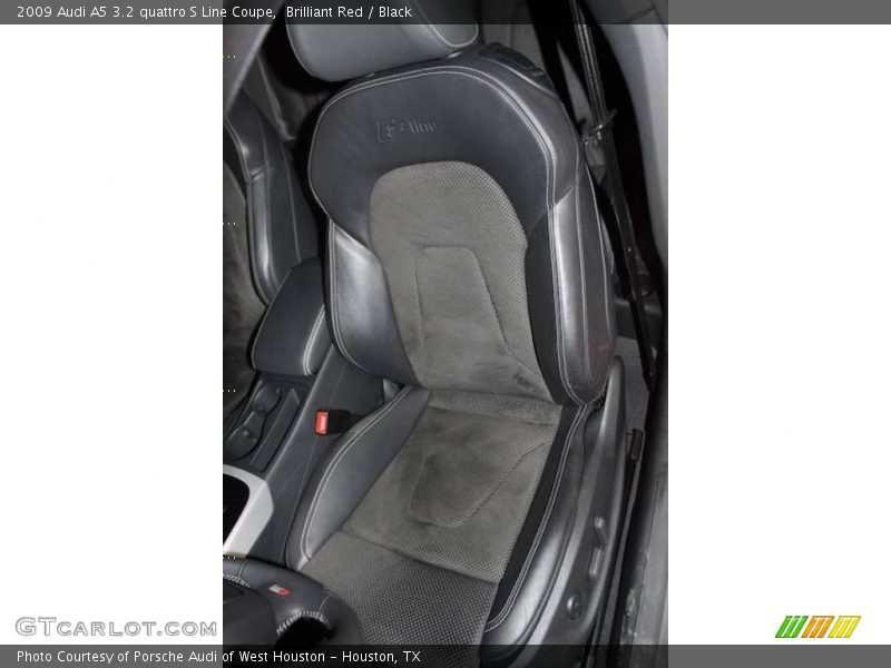 Brilliant Red / Black 2009 Audi A5 3.2 quattro S Line Coupe