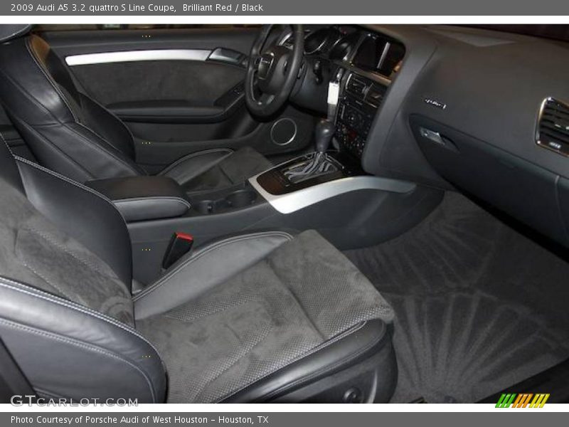 Brilliant Red / Black 2009 Audi A5 3.2 quattro S Line Coupe