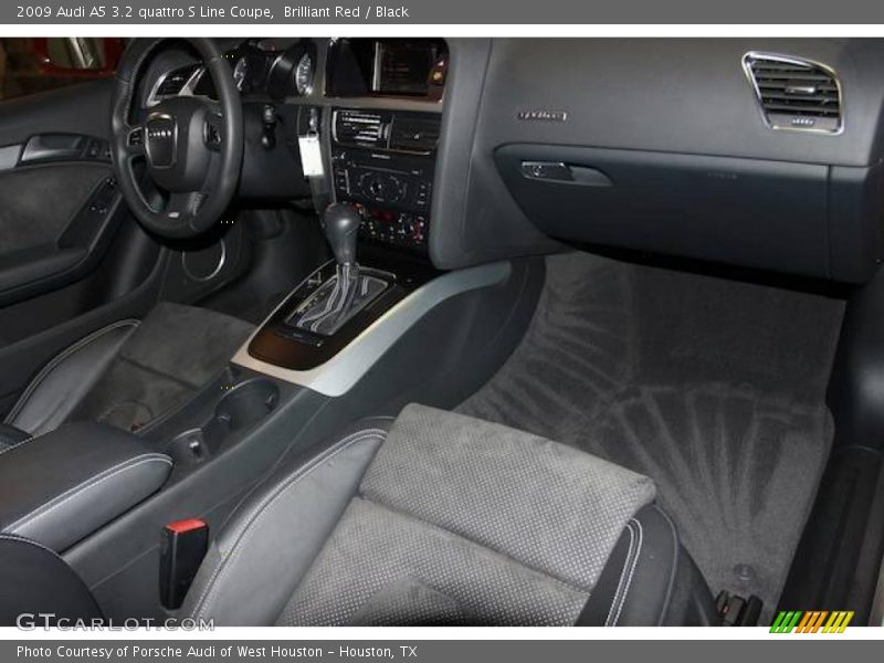 Brilliant Red / Black 2009 Audi A5 3.2 quattro S Line Coupe