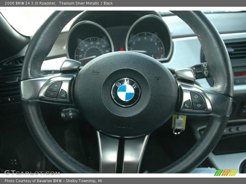 Titanium Silver Metallic / Black 2006 BMW Z4 3.0i Roadster