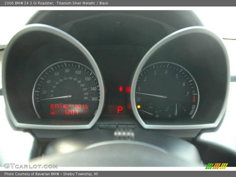 Titanium Silver Metallic / Black 2006 BMW Z4 3.0i Roadster