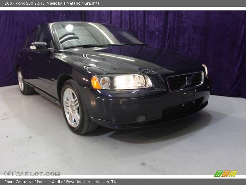 Magic Blue Metallic / Graphite 2007 Volvo S60 2.5T