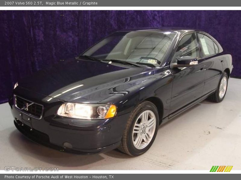 Magic Blue Metallic / Graphite 2007 Volvo S60 2.5T