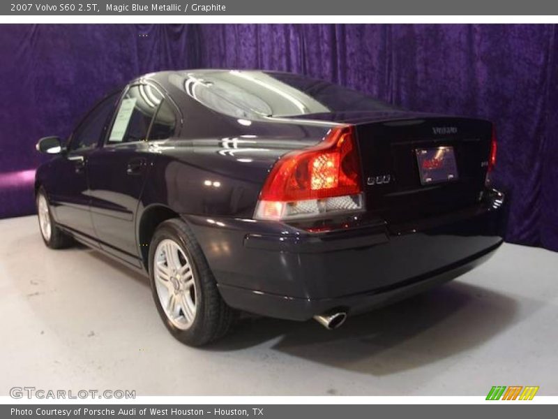 Magic Blue Metallic / Graphite 2007 Volvo S60 2.5T