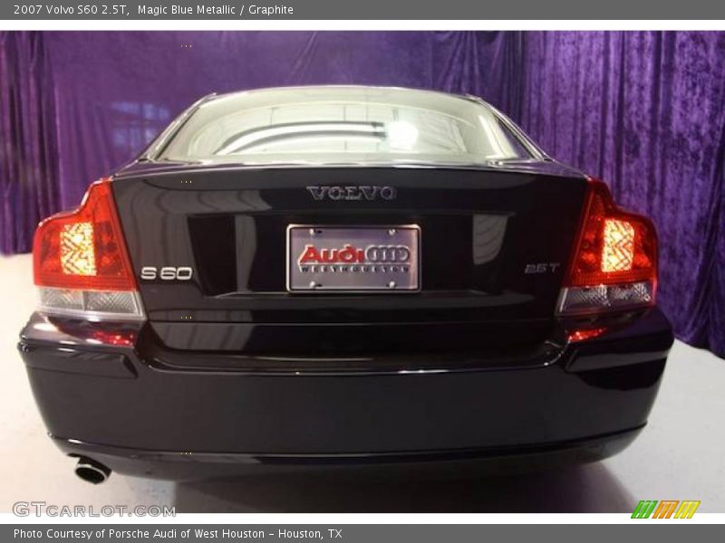 Magic Blue Metallic / Graphite 2007 Volvo S60 2.5T