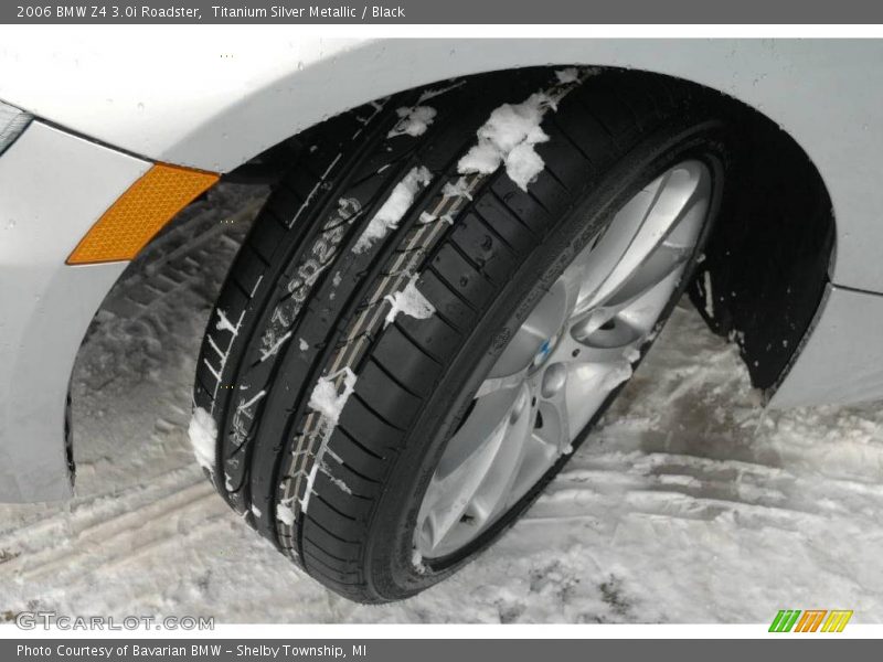 Titanium Silver Metallic / Black 2006 BMW Z4 3.0i Roadster