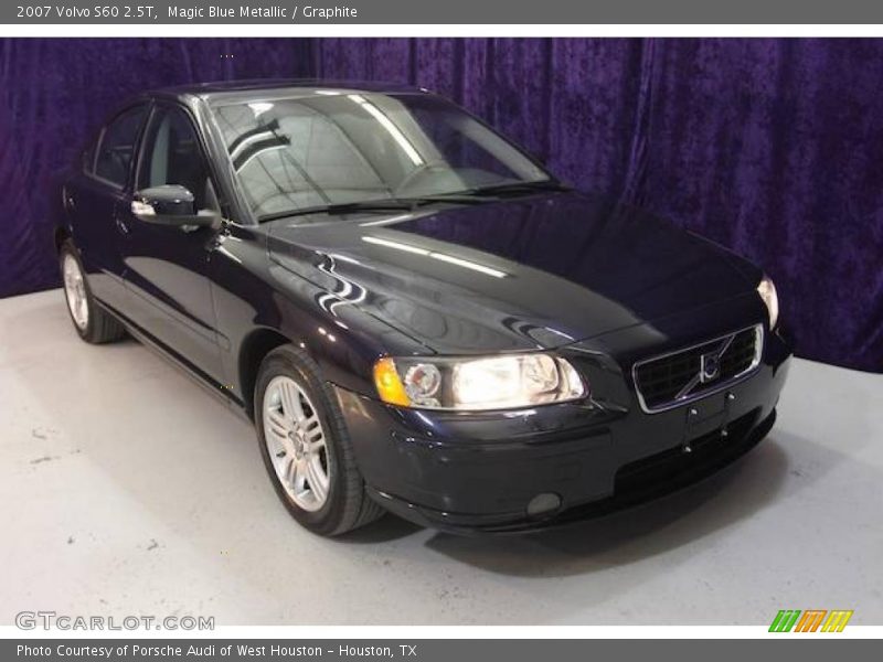 Magic Blue Metallic / Graphite 2007 Volvo S60 2.5T