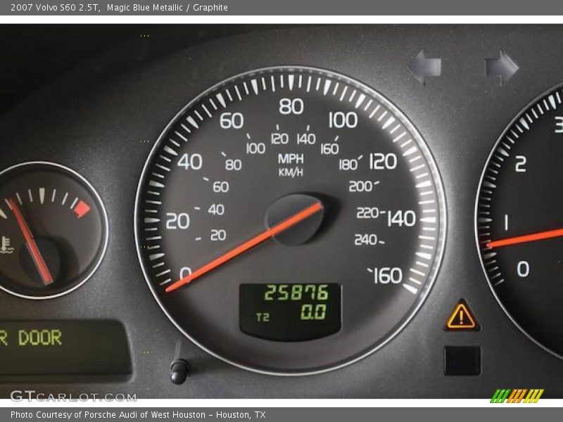 Magic Blue Metallic / Graphite 2007 Volvo S60 2.5T