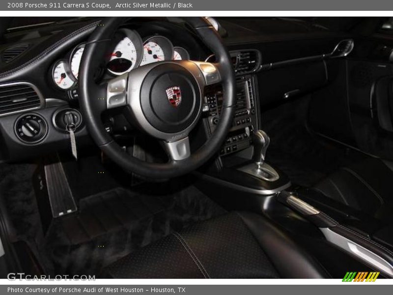 Arctic Silver Metallic / Black 2008 Porsche 911 Carrera S Coupe