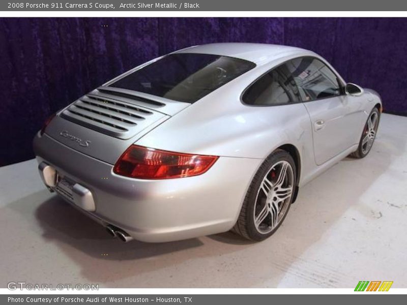 Arctic Silver Metallic / Black 2008 Porsche 911 Carrera S Coupe