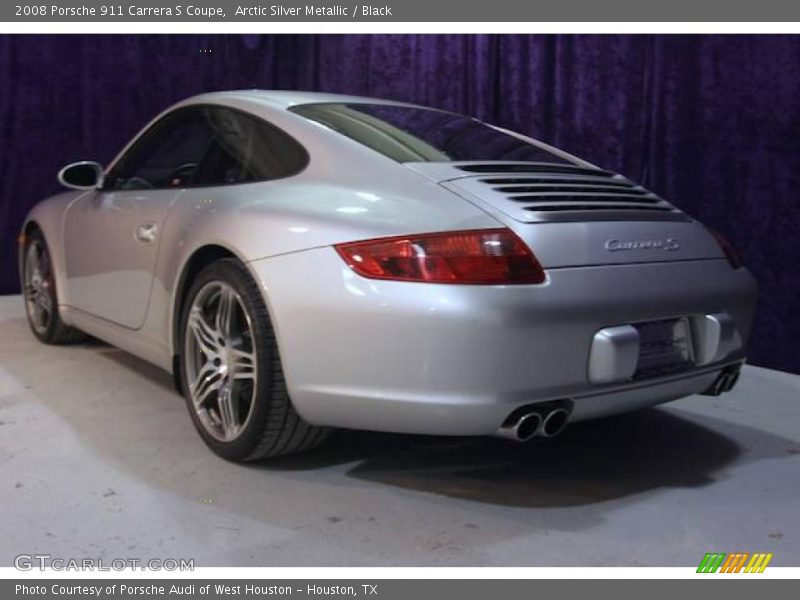 Arctic Silver Metallic / Black 2008 Porsche 911 Carrera S Coupe