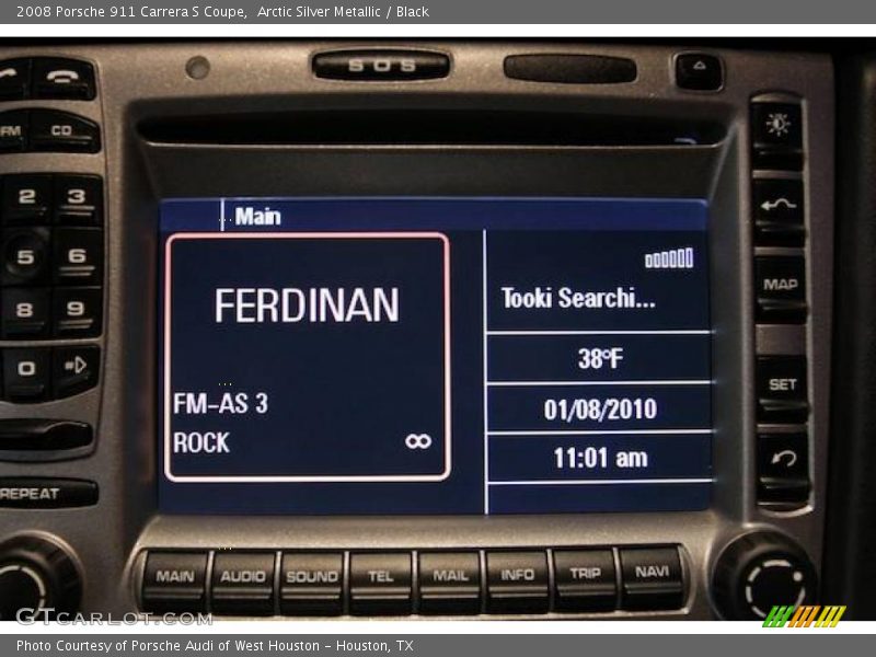 Arctic Silver Metallic / Black 2008 Porsche 911 Carrera S Coupe