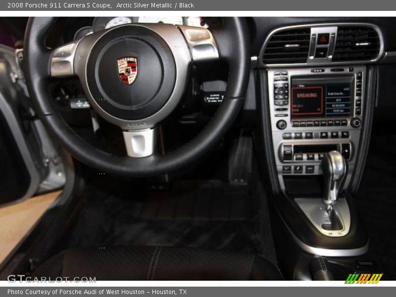 Arctic Silver Metallic / Black 2008 Porsche 911 Carrera S Coupe