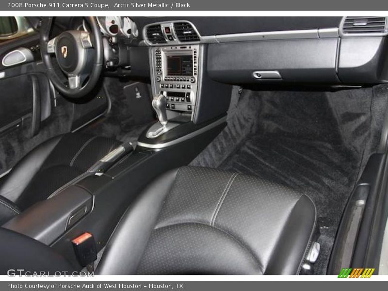 Arctic Silver Metallic / Black 2008 Porsche 911 Carrera S Coupe