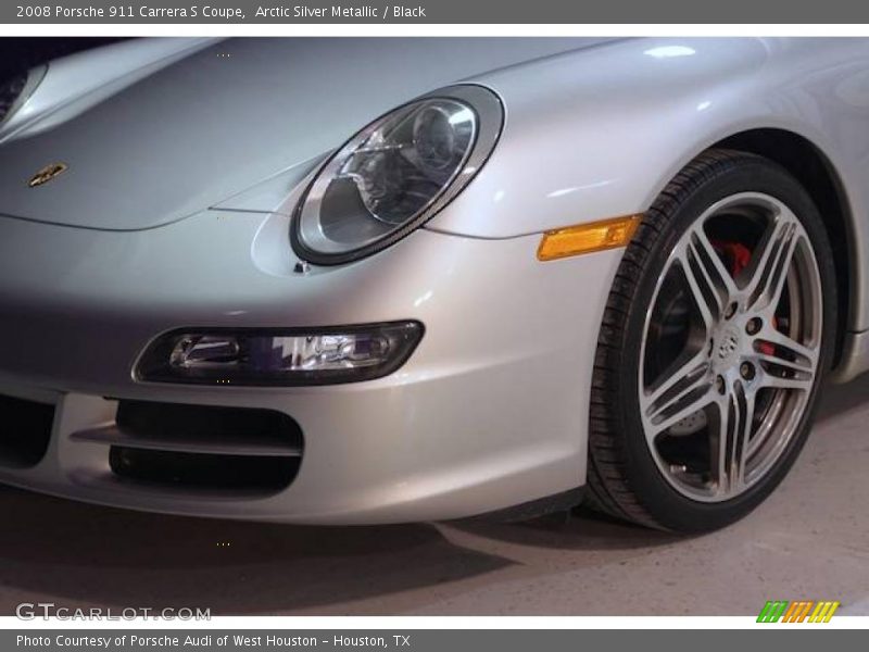 Arctic Silver Metallic / Black 2008 Porsche 911 Carrera S Coupe