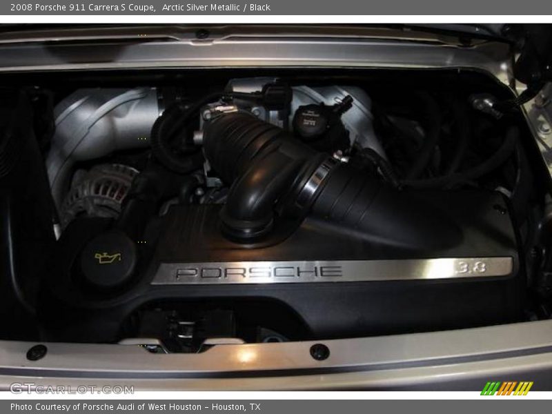 Arctic Silver Metallic / Black 2008 Porsche 911 Carrera S Coupe