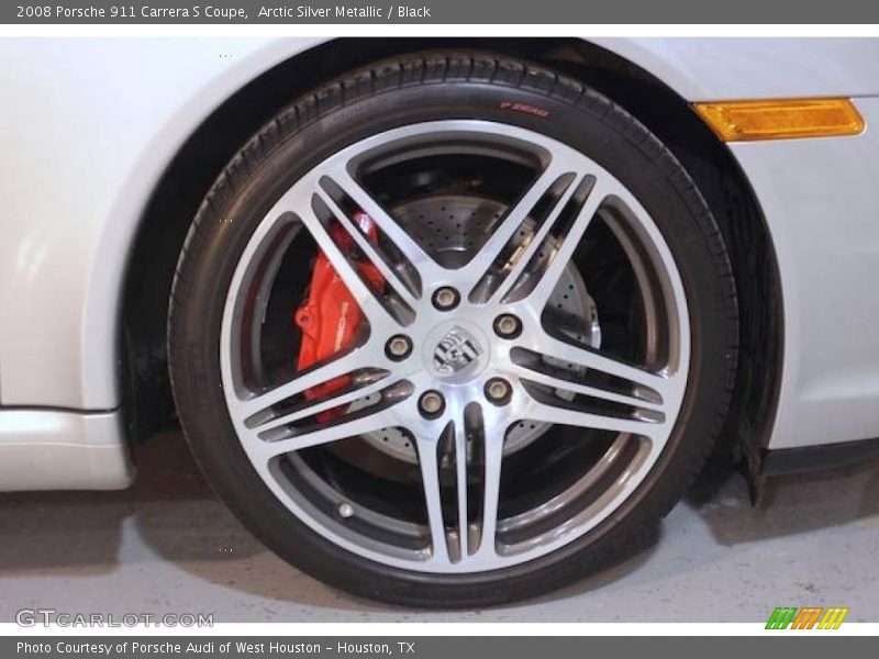 Arctic Silver Metallic / Black 2008 Porsche 911 Carrera S Coupe