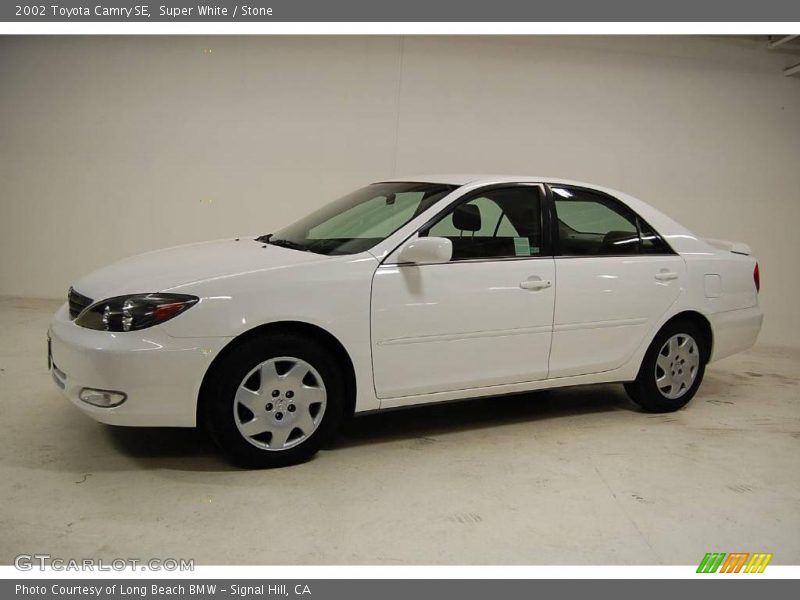 Super White / Stone 2002 Toyota Camry SE