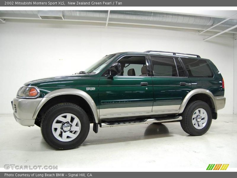 New Zealand Green Pearl / Tan 2002 Mitsubishi Montero Sport XLS