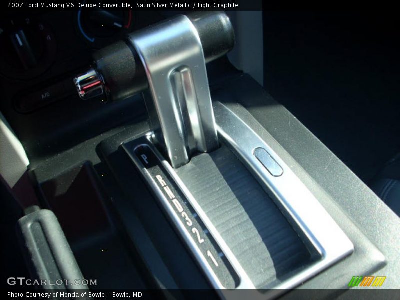 Satin Silver Metallic / Light Graphite 2007 Ford Mustang V6 Deluxe Convertible