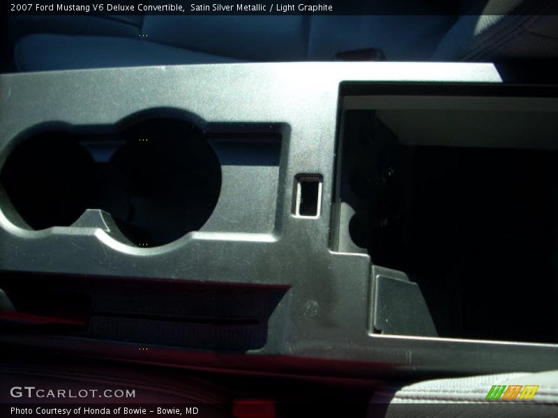 Satin Silver Metallic / Light Graphite 2007 Ford Mustang V6 Deluxe Convertible