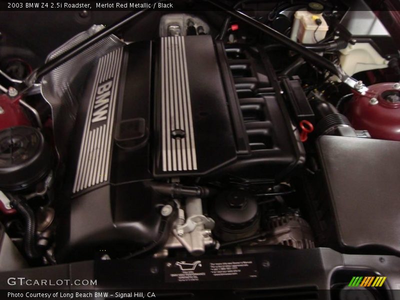 Merlot Red Metallic / Black 2003 BMW Z4 2.5i Roadster
