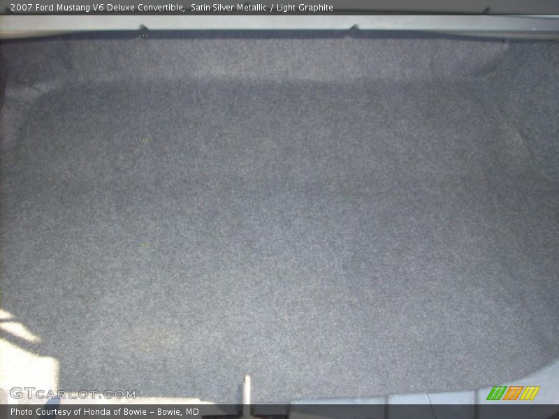 Satin Silver Metallic / Light Graphite 2007 Ford Mustang V6 Deluxe Convertible