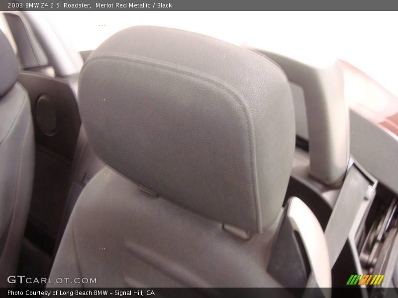 Merlot Red Metallic / Black 2003 BMW Z4 2.5i Roadster