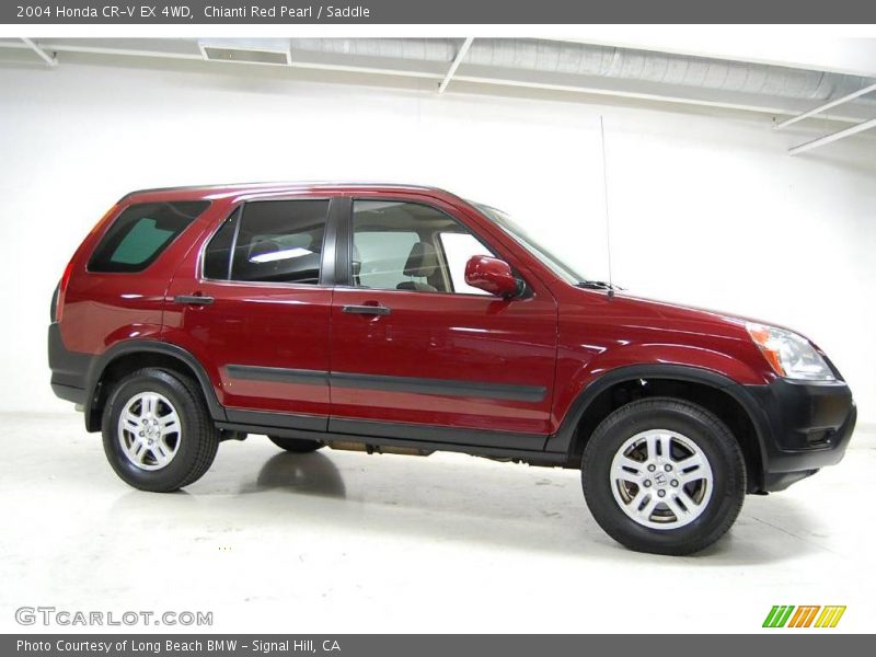 Chianti Red Pearl / Saddle 2004 Honda CR-V EX 4WD