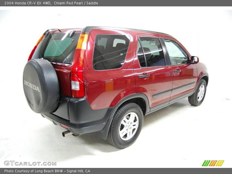 Chianti Red Pearl / Saddle 2004 Honda CR-V EX 4WD