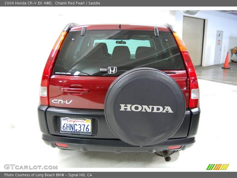 Chianti Red Pearl / Saddle 2004 Honda CR-V EX 4WD