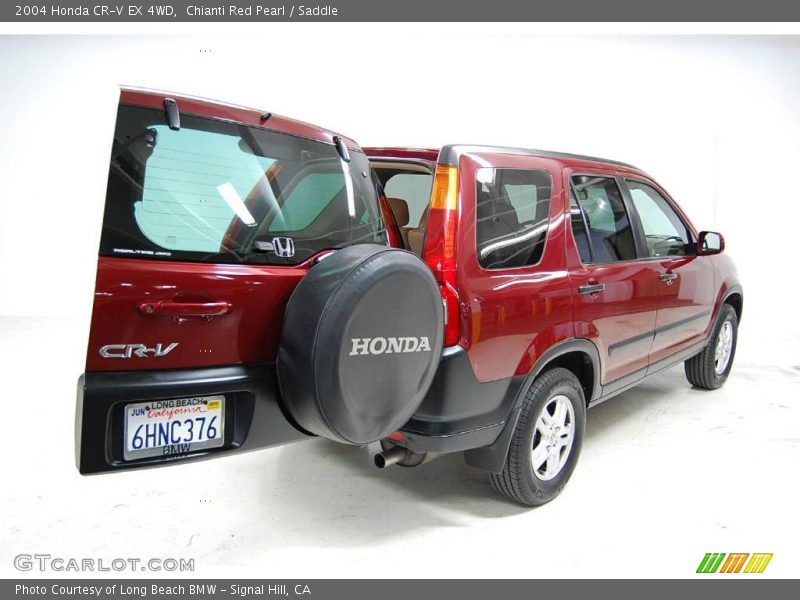 Chianti Red Pearl / Saddle 2004 Honda CR-V EX 4WD
