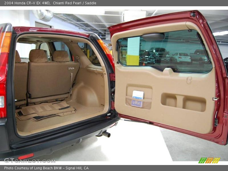 Chianti Red Pearl / Saddle 2004 Honda CR-V EX 4WD