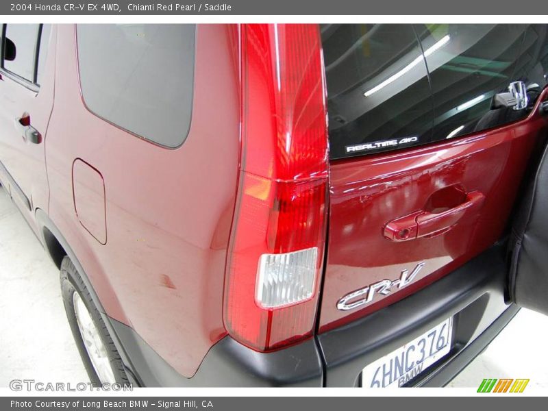 Chianti Red Pearl / Saddle 2004 Honda CR-V EX 4WD