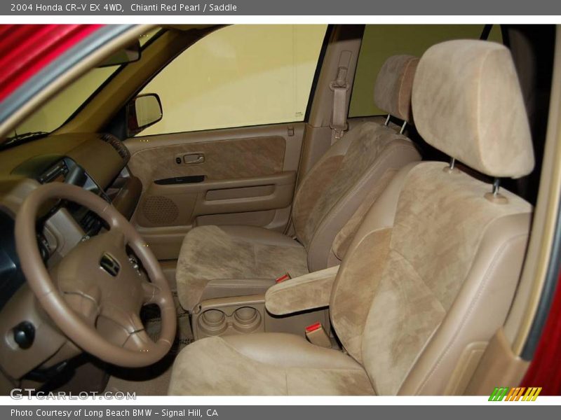 Chianti Red Pearl / Saddle 2004 Honda CR-V EX 4WD
