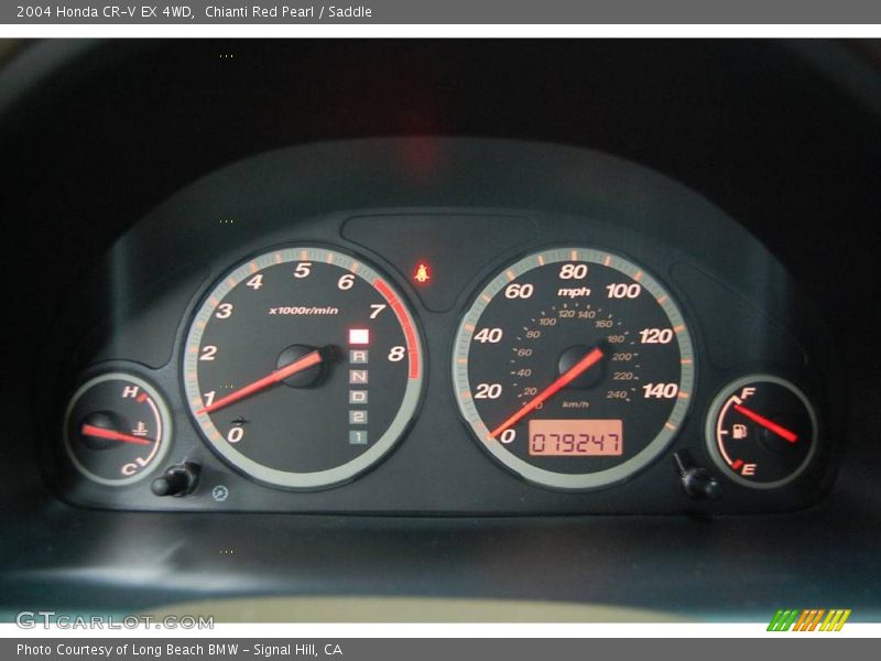 Chianti Red Pearl / Saddle 2004 Honda CR-V EX 4WD