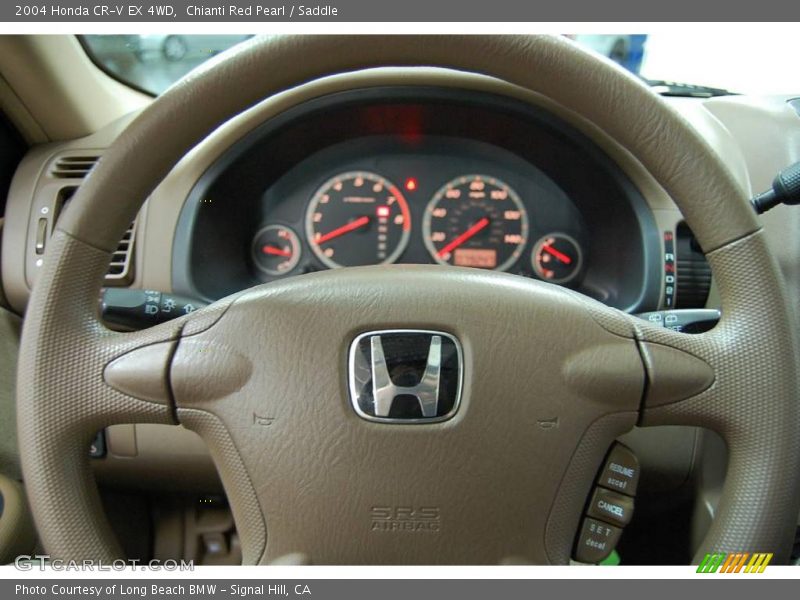 Chianti Red Pearl / Saddle 2004 Honda CR-V EX 4WD