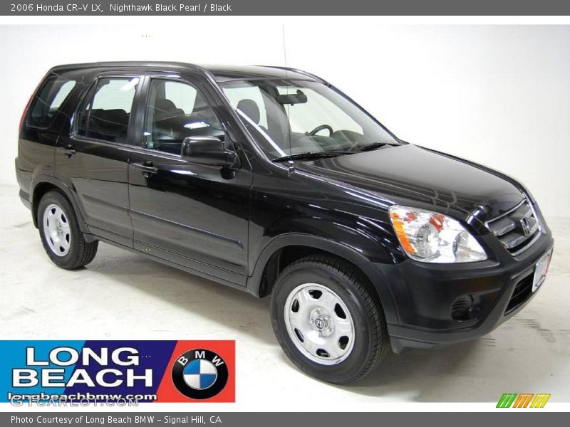 Nighthawk Black Pearl / Black 2006 Honda CR-V LX