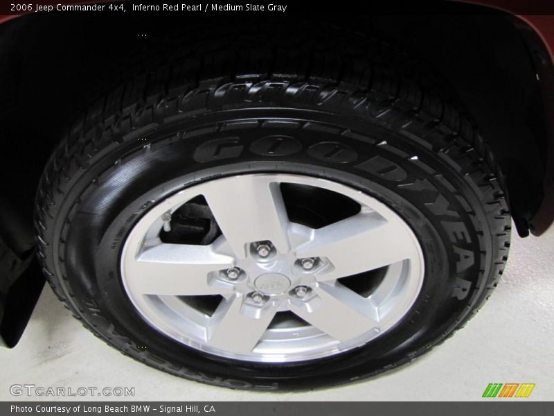 Inferno Red Pearl / Medium Slate Gray 2006 Jeep Commander 4x4