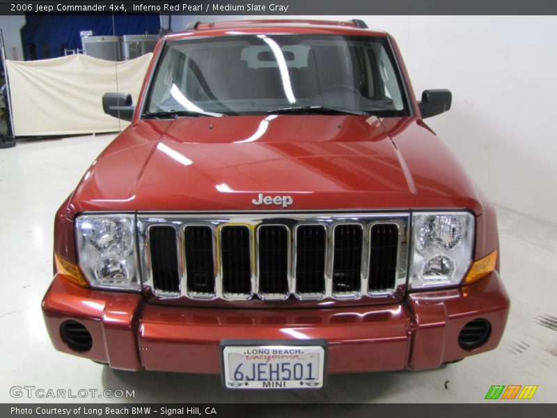 Inferno Red Pearl / Medium Slate Gray 2006 Jeep Commander 4x4