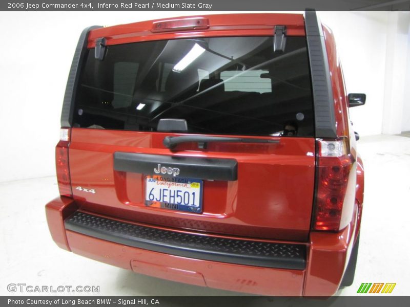 Inferno Red Pearl / Medium Slate Gray 2006 Jeep Commander 4x4