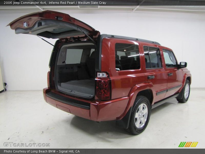 Inferno Red Pearl / Medium Slate Gray 2006 Jeep Commander 4x4