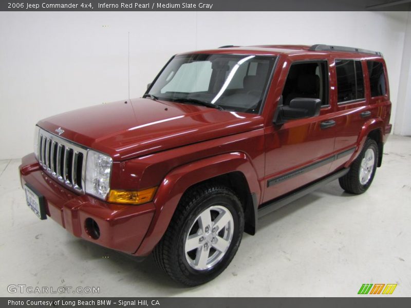 Inferno Red Pearl / Medium Slate Gray 2006 Jeep Commander 4x4