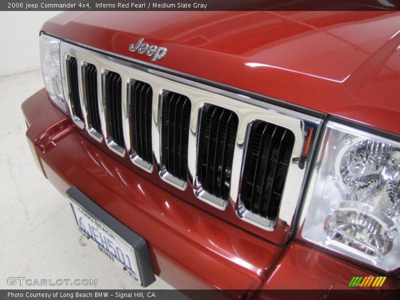 Inferno Red Pearl / Medium Slate Gray 2006 Jeep Commander 4x4