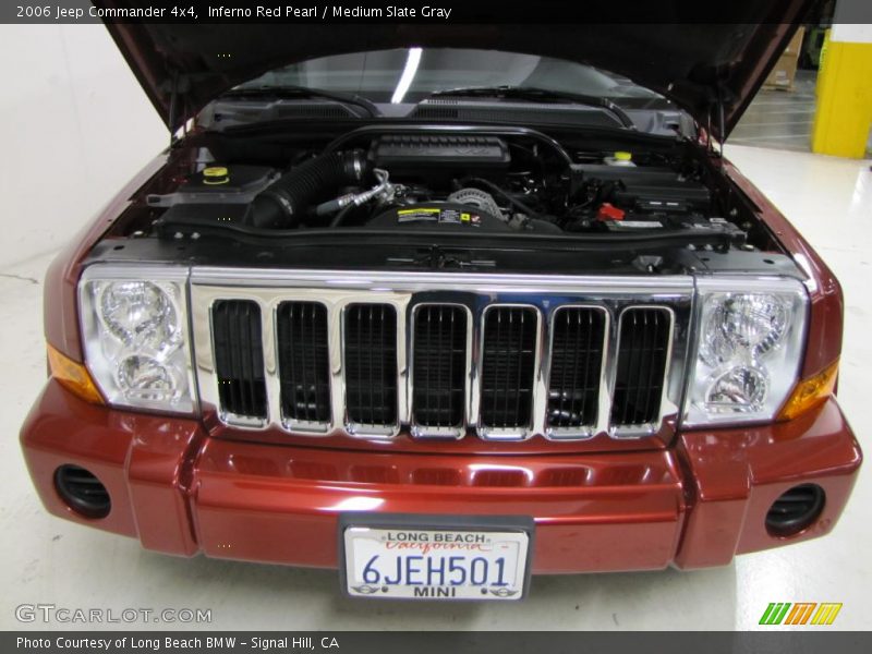 Inferno Red Pearl / Medium Slate Gray 2006 Jeep Commander 4x4